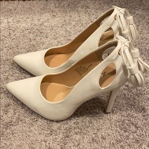 White pumps